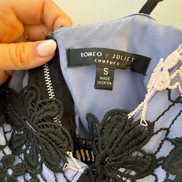 Romeo & Juliet Floral Lace Cocktail Dress for Wedding Event or Summer Party - Picture 8 of 8